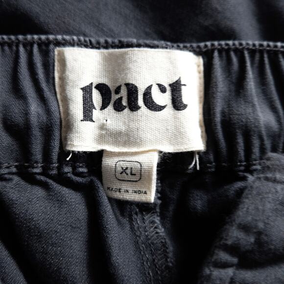 Pact Organic Cotton Trousers Neutral Size XL Earthy Minimalist Relaxed Fit - Picture 6 of 10